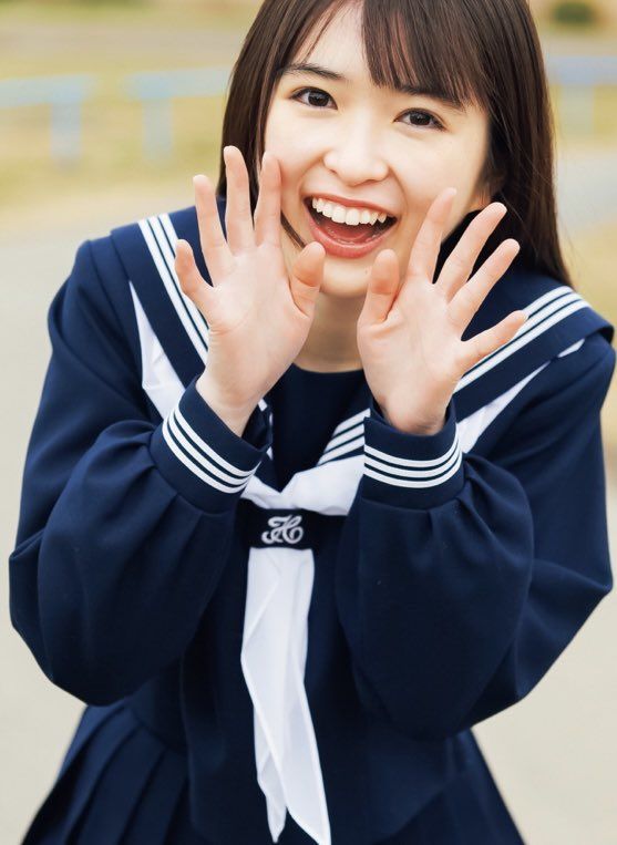 小川彩　セーラー服　女子中学生 jc 乃木坂46 B.L.T.graduation中学卒業 2023